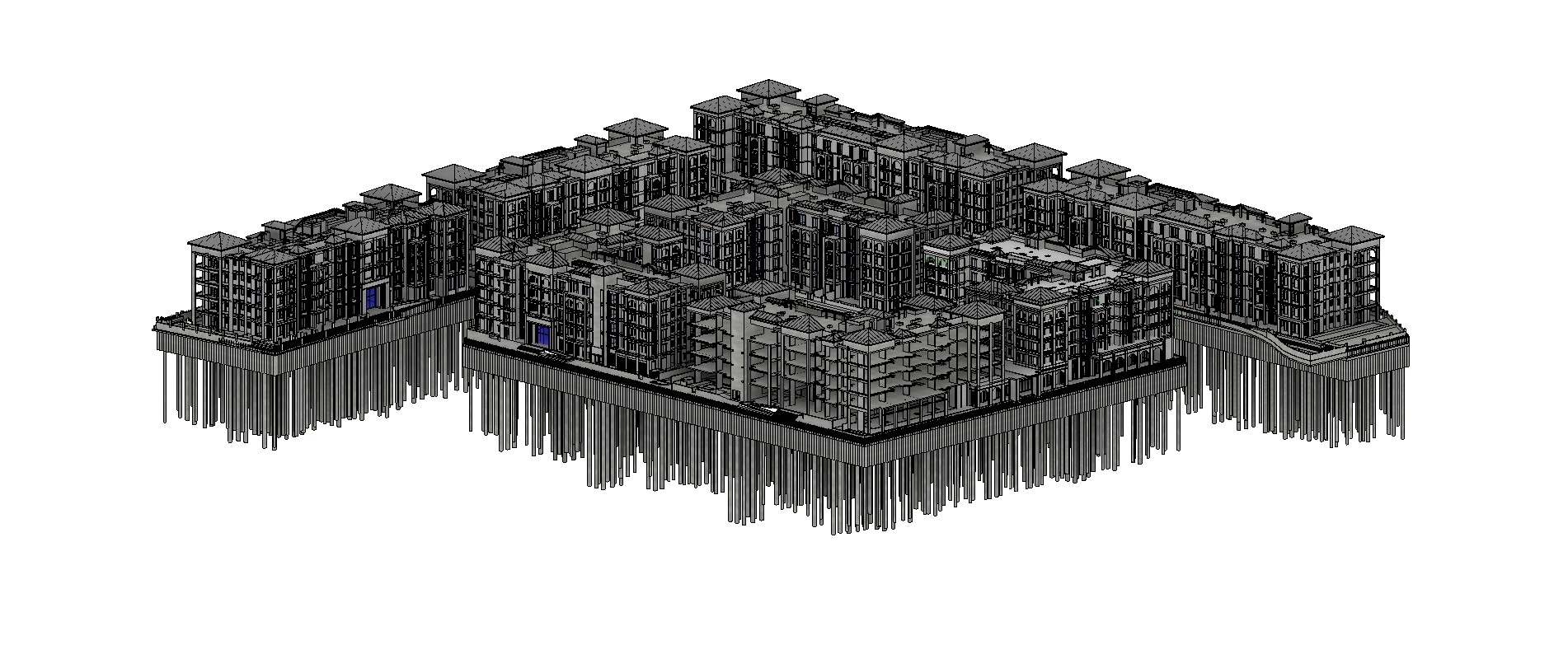 Bloom Living architectural modeling view 1