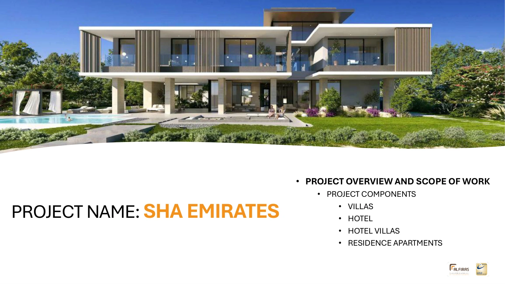 SHA tender project scope